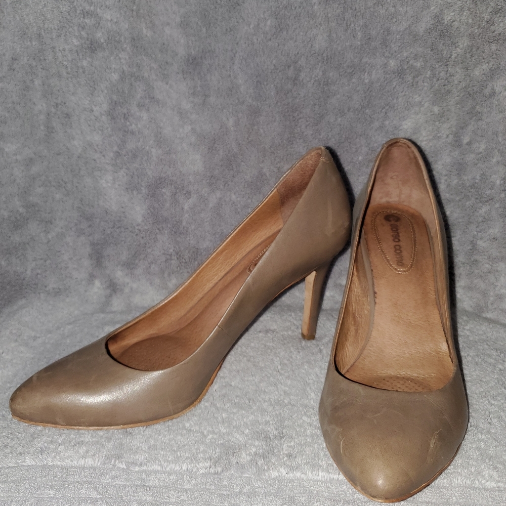 Corso Como Tan Leather Pumps, size 8M